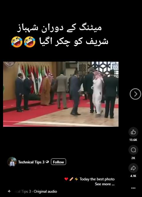 Fact-check: Old clip of Lebanese leader falsely shared as PM Shehbaz falling