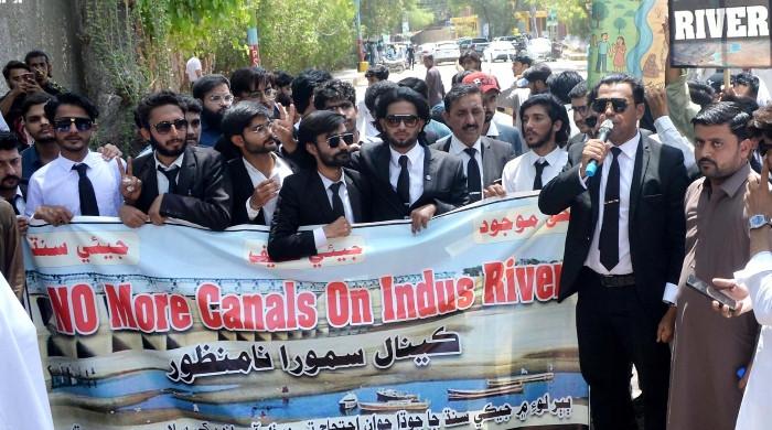 Protests against canal projects enter 10th day, blocking National Highway