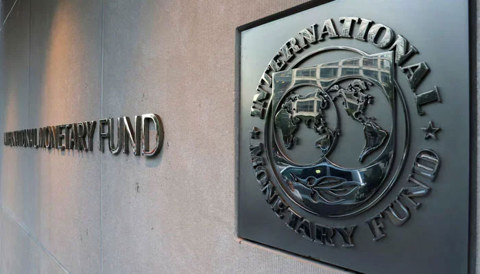 IMF logo is seen outside the headquarters building in Washington, US. — Reuters/File