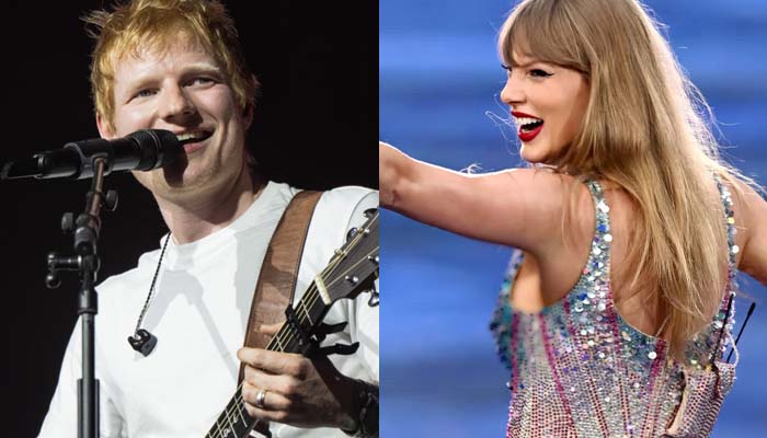Ed Sheeran shares Taylor Swift selfie from Old Phone