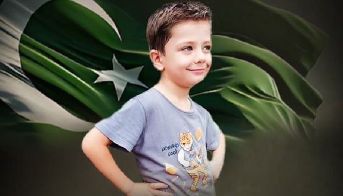 Seven-year-old Irtiza Abbas, son of a Pakistan Army officer, was martyred in the May 7 Indian attacks. — APP/File