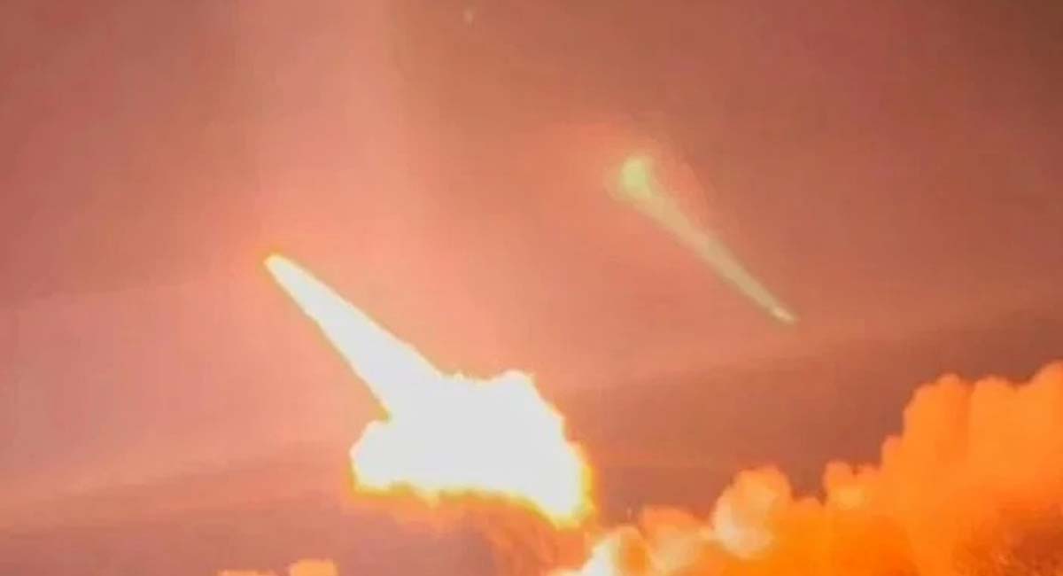 Pakistan releases videos showing destruction caused during Operation Bunyan-um-Marsoos, with visuals showing Fateh systems launching guided rockets at Indian targets. — APP