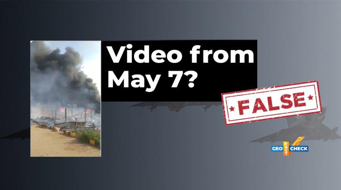Fact-check: Unrelated explosion video shared as footage from Pakistan-India conflict