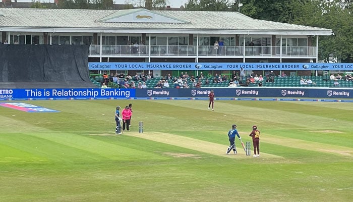 A view of the players from the England women cricket team and the West Indies women cricket team during the second Women’s ODI at Grace Road in Leicester, England on June 4, 2025. — Reporter