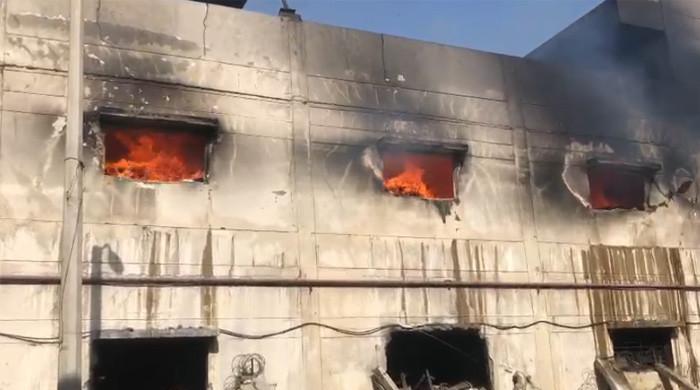 Karachi factory fire still raging after over 24 hours