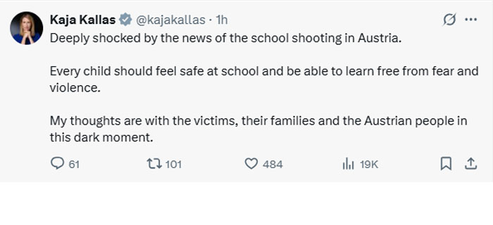 At least 10 dead in Austria school shooting: mayor