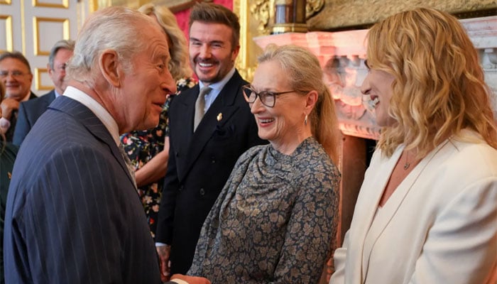 David Beckham shares stunning photos with King Charles as they meet inspiring people