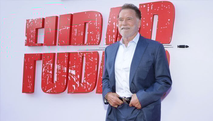 Cast member Arnold Schwarzenegger attends a premiere for season 2 of the television series FUBAR in Los Angeles, California, U.S., June 11, 2025. REUTERS/Mario Anzuoni