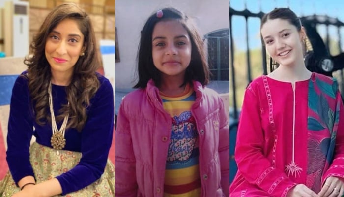 A collage of gender-based violence victims Noor Mukadam, Zainab Ansari and Sana Yousaf.