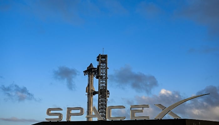 The SpaceX Starship sits on the launch pad ahead of its sixth flight test from Starbase in Boca Chica, Texas, on November 17, 2024. — AFP