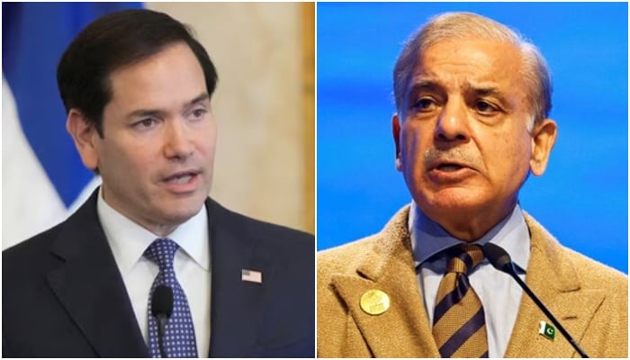 This collage shows US Secretary of State Marco Rubio (left) and Prime Minister Shehbaz Sharif. — Reuters/File