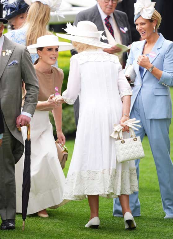 King Charles kisses Princess Eugenies hand amid rift rumors