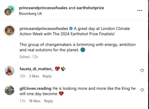 Prince Williams growing confidence has fans calling him ‘King