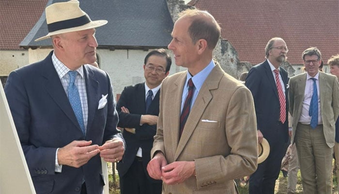 Royal family shares details of Prince Edwards Belgium visit