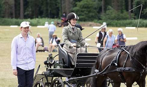 Lady Louise Windsor with Felix da Silva-Clamp: Photo credit Daily Mail