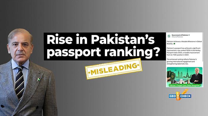 Fact-check: Govt makes misleading claim about improvement in Pakistani passport ranking