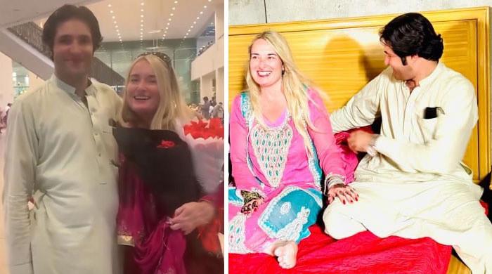 US woman arrives in Pakistan to marry KP man