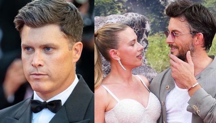Scarlett Johanssons husband Colin Jost breaks silence on her Jonathan Bailey kisses