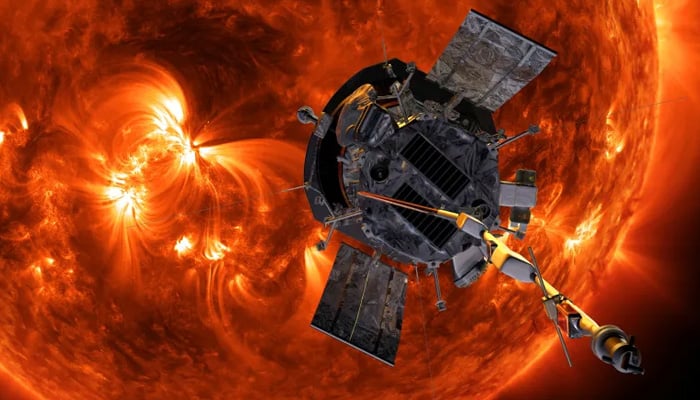 This representational image shows an artists rendering of the Parker Solar Probe shows the spacecraft flying into the suns corona on a mission to help scientists learn more about our solar systems star. — Reuters/File