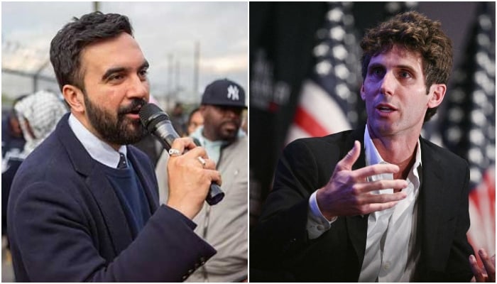 Democratic mayoral candidate Zohran Mamdani and Sequoia Capital partner Shaun Maguire. — AFP/Instagram/@zohrankmamdani/File