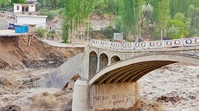 Three dead, Babusar Road cut off as cloudburst triggers flash floods