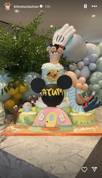 Khloé Kardashian celebrates son Tatums birthday with Disney magic