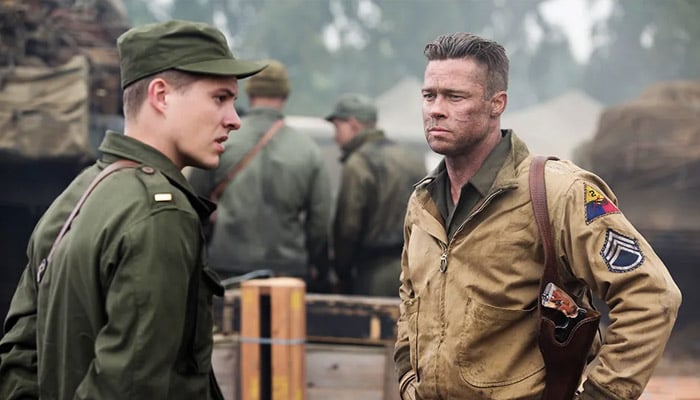 Brad Pitt leaves lasting impression on Fury costar Logan Lerman
