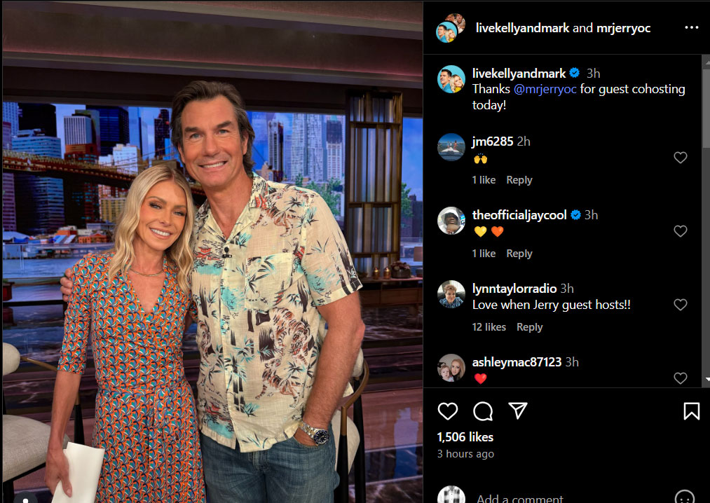 Jerry OConnell surprises viewers on daytime talk show