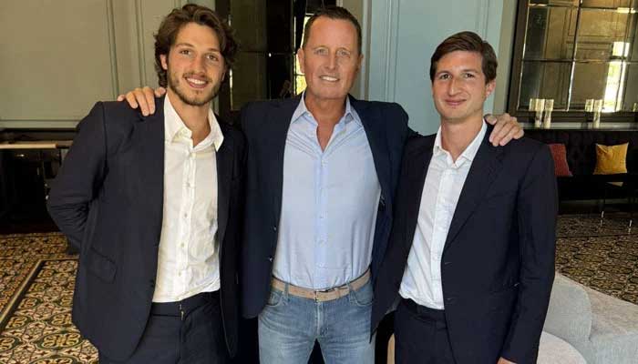 Imran Khan’s sons, Kasim Khan (left) and Sulaiman Khan (right) meets US President Donald Trump’s key aide Richard Grenell in California, US, July 23, 2025. — X/@RichardGrenell