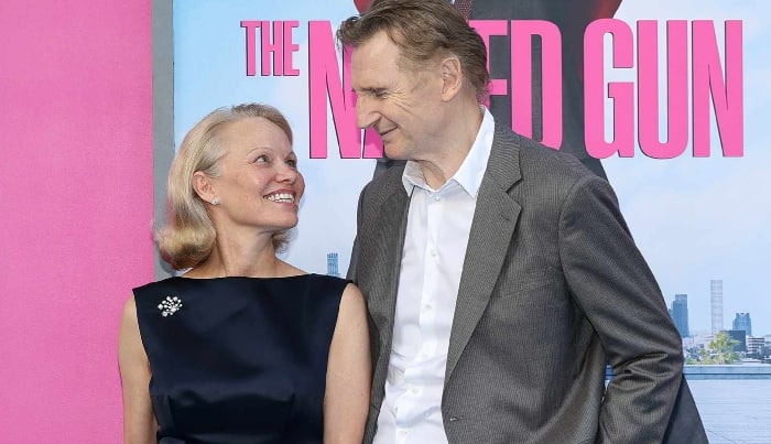 Photo: Pamela Anderson, Liam Neeson tried to stay private about romance: Source