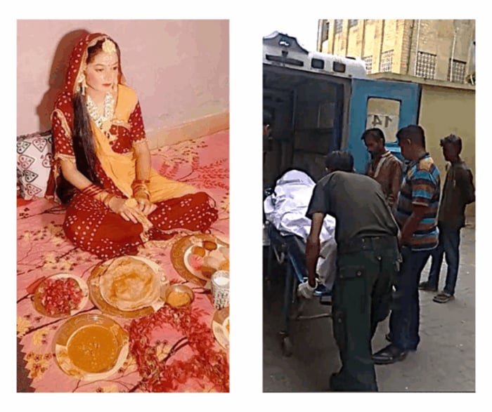 Shanti, a 19-year-old, (left) who was a victim of marital rape. — IPS