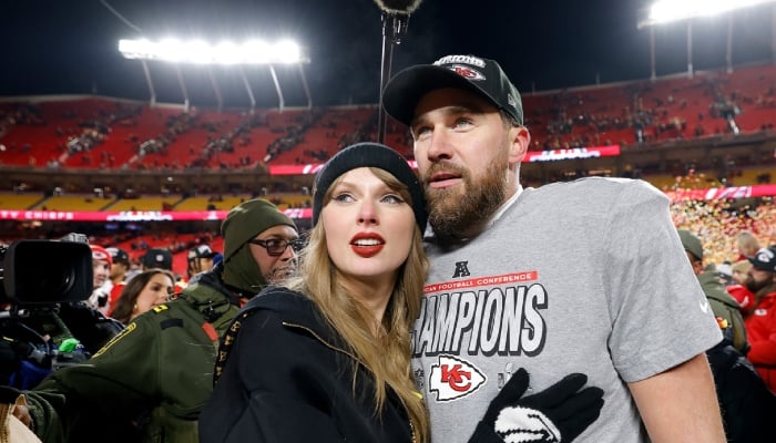 Travis Kelce goes all out with Taylor Swift love confession