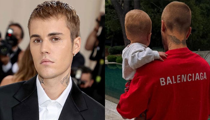 Justin Bieber shares adorable father-son twinning moment