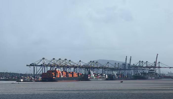 Shipping containers are seen on a ship at the Jawaharlal Nehru Port in Navi Mumbai, India, August 11, 2025. — Reuters