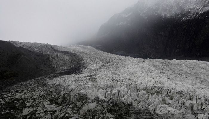 A view of the Passu Glacier in the Karakoram mountain range, October 8, 2023. — Reuters