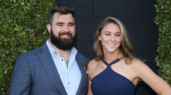Kylie Kelce shares raw thoughts on husband Jason's stunt to look 'young'