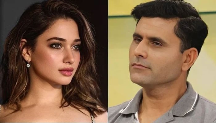 Bollywood actor Tamannaah Bhatia (left) and Abdul Razzaq. — Facebook/Instagram/ Tamannaah Bhatia