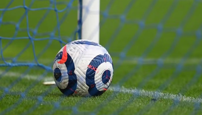 A match-ball is seen before the match pool. — Reuters
