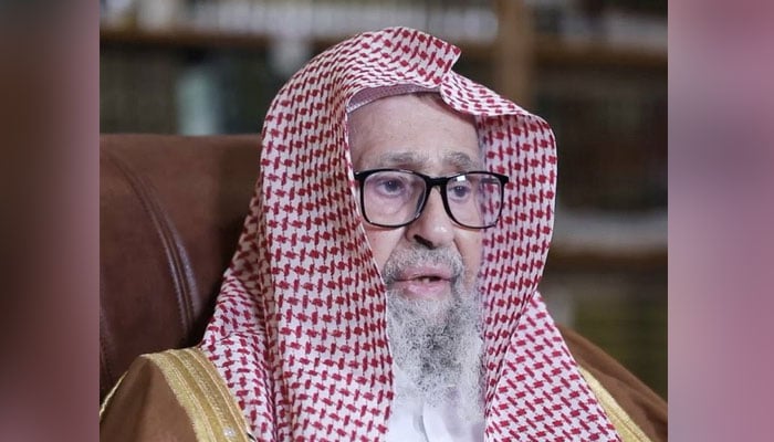 Saudi Arabia’s  newly appointed Grand Mufti Sheikh Saleh bin Fawzan bin Abdullah Al-Fawzan in a file photo. — X @HaramainInfo