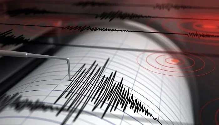 A Richter scale displays measurements during an earthquake. — AFP/File