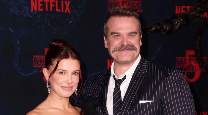 David Harbour fumed alongside Millie Bobby Brown at red-carpet premiere of 'Stranger Things'