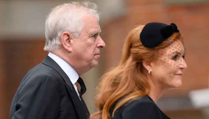 Andrew with former wife Sarah Ferguson, who also lost her Duchess of York  title