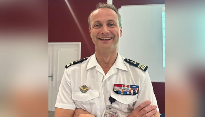 French commander Captain Jaquis Launay. — Geo News