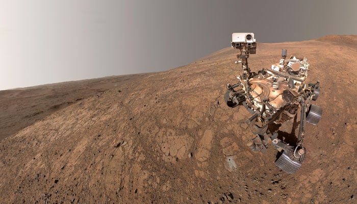 NASAs Perseverance rover took this selfie inside Jezero Crater in its northern hemisphere of Mars on May 10, 2025. — Reuters