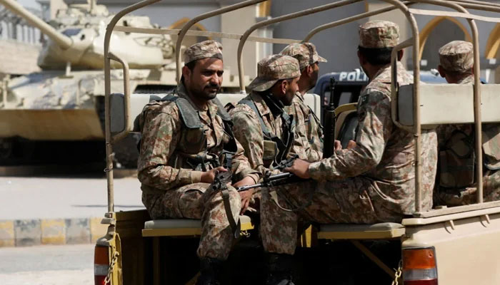 Pakistan Army personnel can be seen in this undated image. — Reuters/File