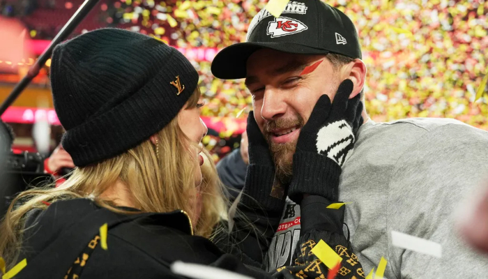 Taylor Swift shares surprise Travis Kelce video to make special announcement