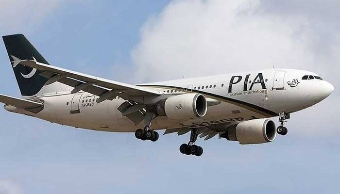 A PIA plane pictured mid-flight. — AFP/File