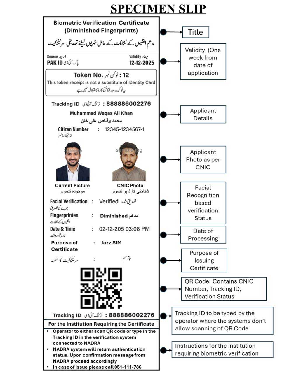 — Nadra website