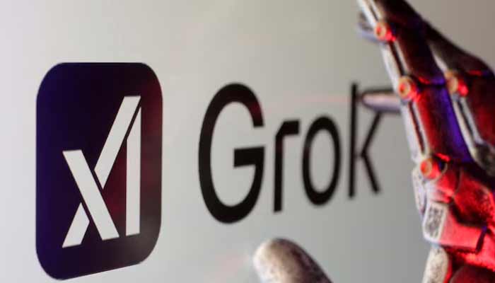 xAI and Grok logos are seen in this illustration created on February 16, 2025.— Reuters