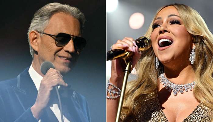 Bocelli and Carey are set to take the stage in Milan on February 6